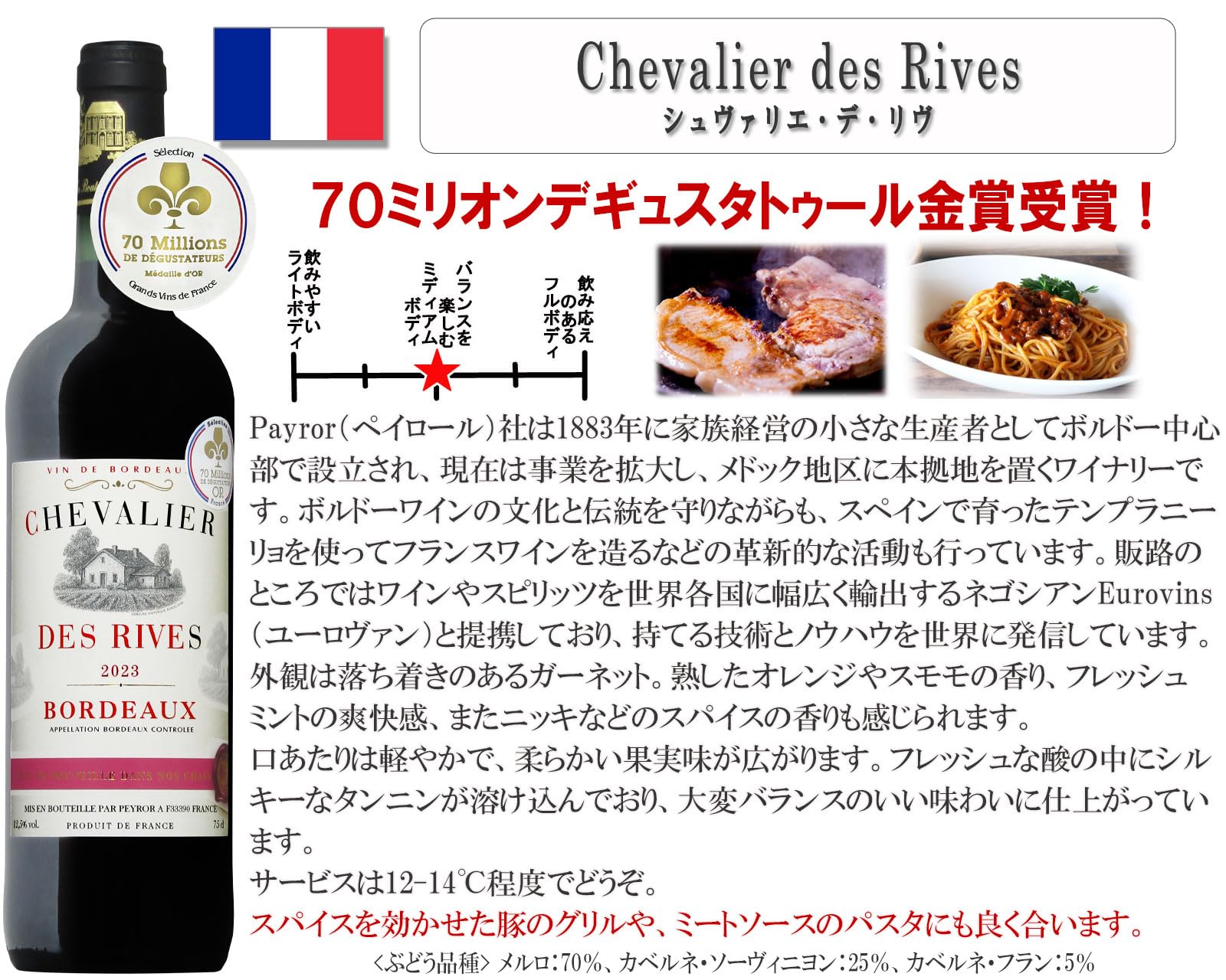 Amazon.co.jp: 全てボルドー金賞受賞 赤ワイン 6本 ワイン セット 飲み